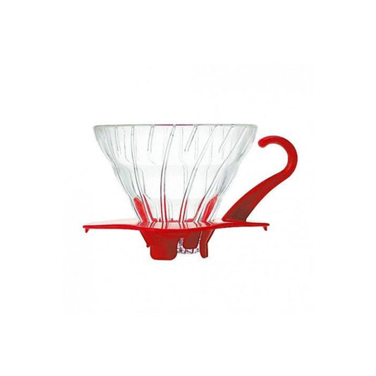 Hario V60 Glass Coffee Brewer (Red) - Liberty Coffee