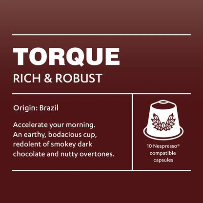 Torque Capsule Coffee (Nespresso® compatible) - Liberty Coffee